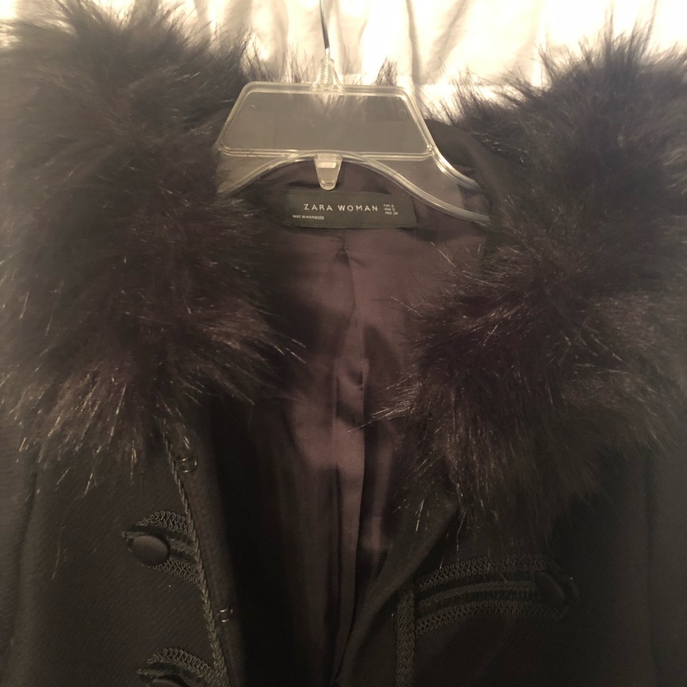 Zara Wool Hooded Jacket - Picture 6 of 8